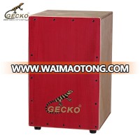 Gecko wholesale drum kits CL12RD box Birchwood cajon box drum percussion instrument Wooden drum box