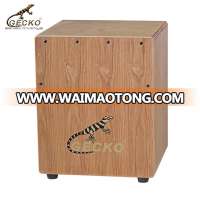 Gecko CM60 Reputed Factory Made Medium Size Cajon Drum for Girl / Kids, small portable kids cajon Wooden drum box