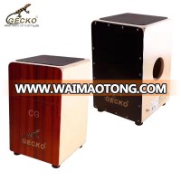 Gecko CL99A EQ Peru Percussion box drums Ebony Birchwood Cajon Hand Drum Latin handmade percussion instrument